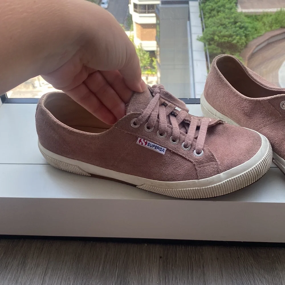Superga mauve shoe